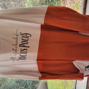 Orange and White Skirt